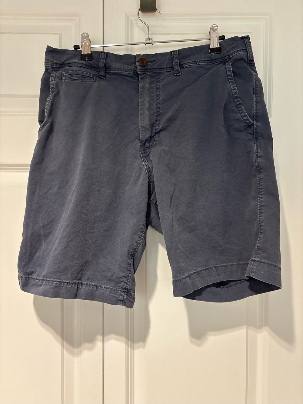 AE Navy Cotton Shorts